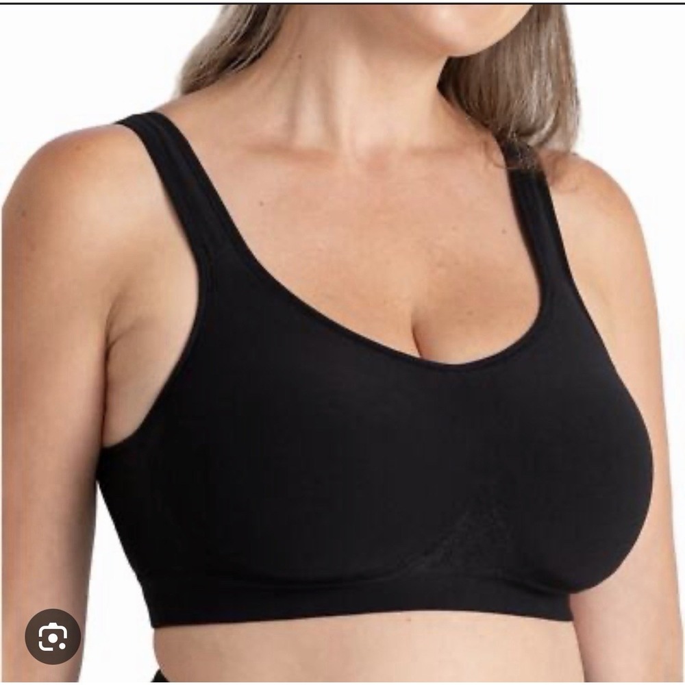 Truekind Everyday ComfortStraps Shaper Bra  XL NWT With Bra Extender Black